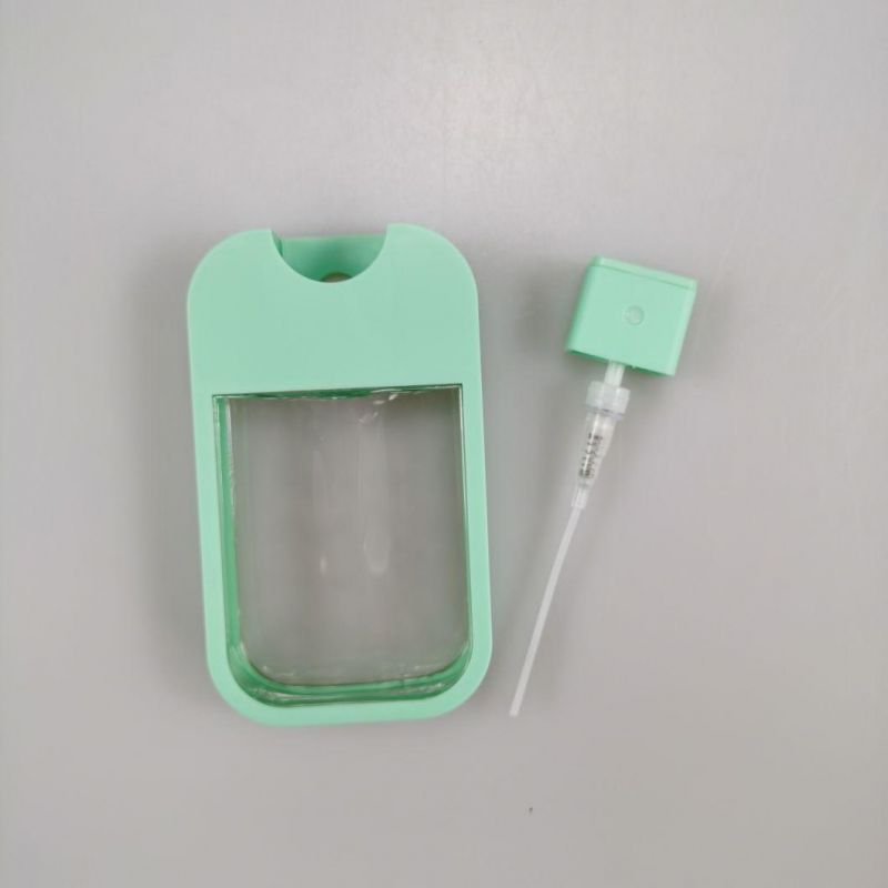 Square Transparent Pocket Spray 30ml Flat Plastic Perfume Bottle