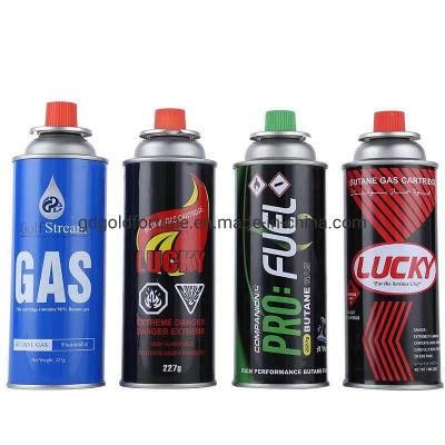 Custom Design High Quality Gas Butane 220 Gram 227 Gram