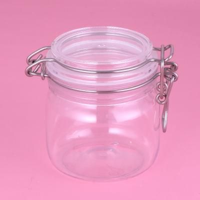 180g 200g 280g Empty Clear Transparent Plastic Jar for Food and Cosmetic Mask