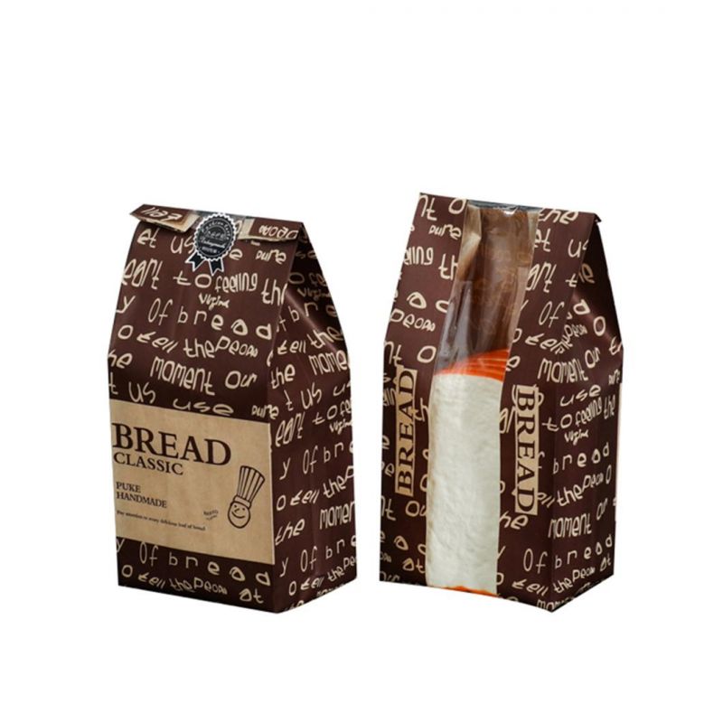 Oil Proof Packaging Greaseproof Kraft Paper Bags