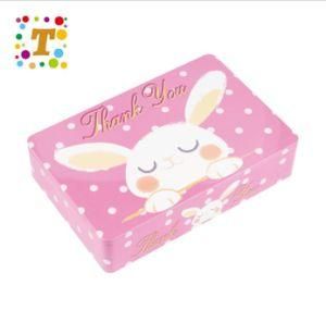 Pink Cute Candy Wrapped in Tin Box