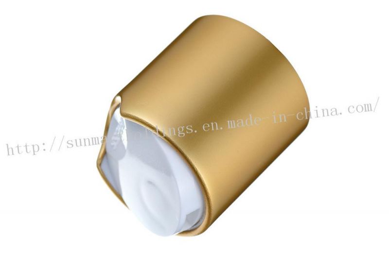 Gold Silver Aluminum Metal Plastic Cover Disc Top Cap