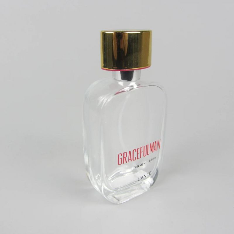 50ml Glass Empty Refillable Spray Beautiful Perfume Bottle