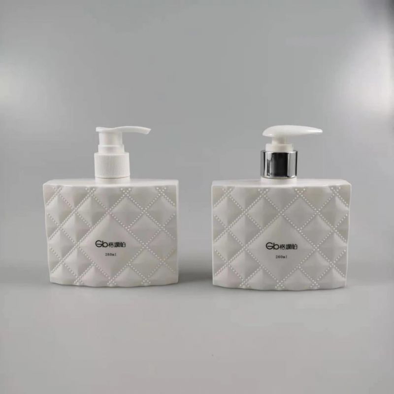 240ml Square PETG Lotion Pump Bottle Body Cream Bottle Shampoo Bottle Moisturizing Cream Bottle