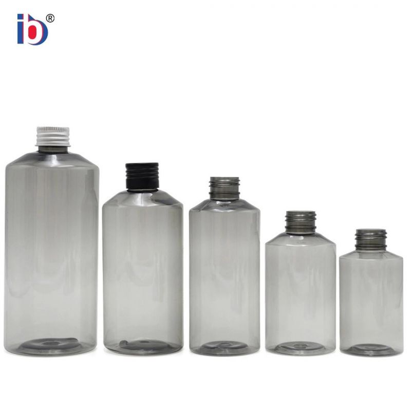 Hot Sale Transparent Travel Outside Emollient Water Empty Plastic Bottle with Crown Cap