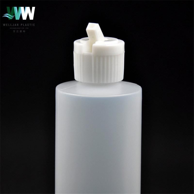 Transparent PE Fort Cover Threaded Spout Screw Cap with Bottles