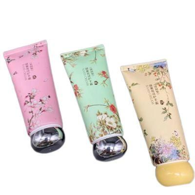 Cosmetic Plastic Hand Cream Tube, Essential Soft Green Plastic PE Abl Hand Cream Packaging Cosmetic Lotion Tub