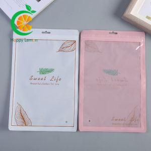 Eco Food Zipper Stand up Pouch Garment Clothes Packaging Compostable Zip Lock Biodegradabale Bag