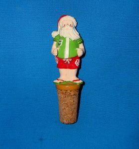 Funny Santa Bottle Stopper for Christmas Decoration