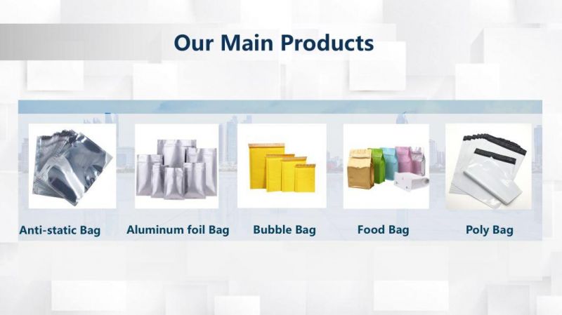 ESD Shielding Bags Poly Bags Static Shielding Bags with Zip-Lock / Open-Top for Packaging Electronic Products