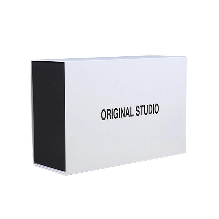 Wholesale Black and White Custom Gift Packaging Folding Box