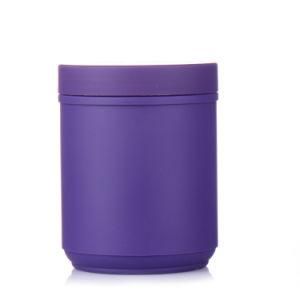 16oz Soft Touch Plastic Jars with Lids