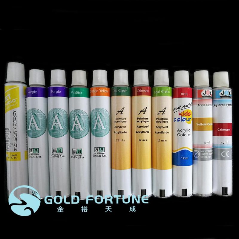 22ml Best Empty Watercolor Painting Collapsible Aluminum Tube