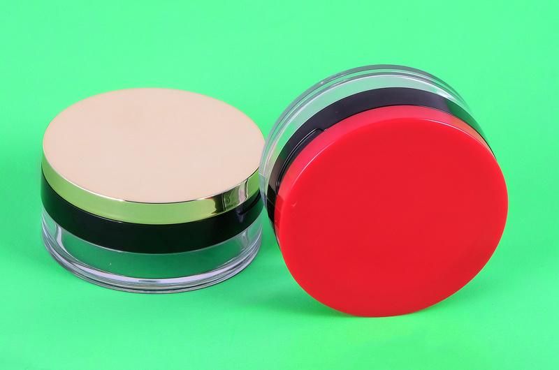 27g Fancy Hot Sale Makeup Plastic Loose Powder Packaging Loose Powder Box