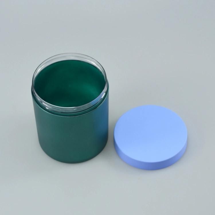 500ml Empty Body Scrub Cans Color Plastic Packaging Jars Be Customized