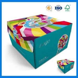 Food Grade Disposable Paper Container Cake Box with Handle