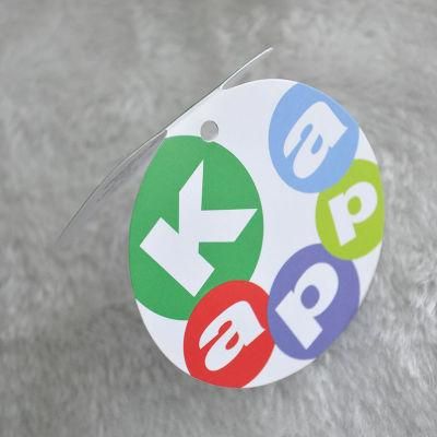 Eco-Friendly Words Cycyle Hangtag for Apparel