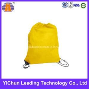 Big Volume Plastic Drawstring Backpack Carrier Bag with Customized Logo