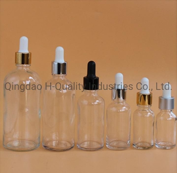 5ml Blue/Clear Essential Oil Perfume Glass Bottles with Screw Caps