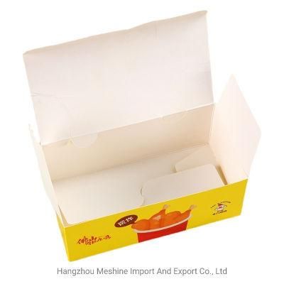 Disposable Takeaway Fried Chicken Paper Packaging Box Chicken Takeout Paper Box