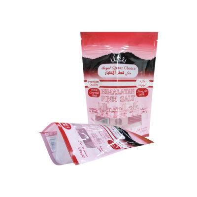 Compostable Plastic Transparent Food Grade Salt Flexible Packaging Doypack Pouch