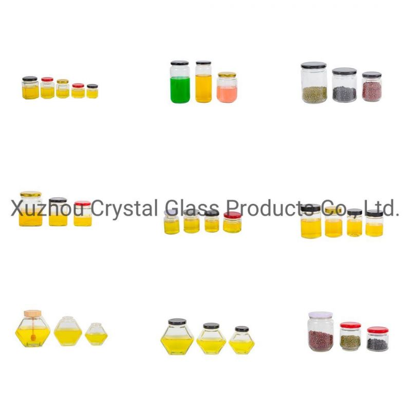 375ml 730ml Honey Glass Jar Jars with Plastic Cap