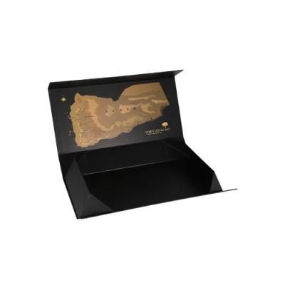 High Quality Free Design Black Paper Box for Packaging