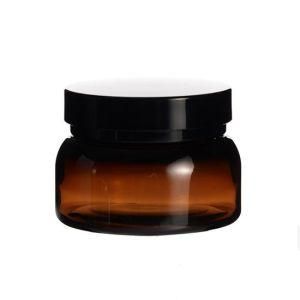 20 Ml 0.6 Oz Plastic Pet Heavy Wall Amber Jar Luxury Cosmetic Jar