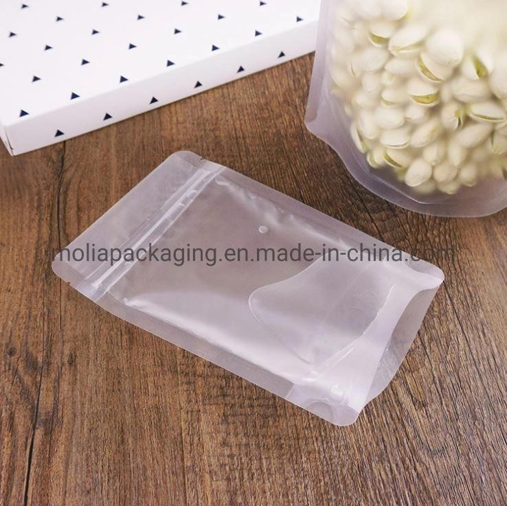 Eco-Friendly Coffee Bean Tea Pet Food Packaging Stand up Pouch 100% Compostable Biodegradable Natural PLA Film Nutrition Powder Packing Bag