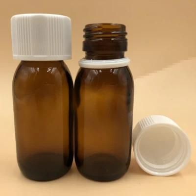 Factory Direct Wholesale PP28 DIN28 28/410 White Plastic CRC and Tamper Evident Caps for Syrup Bottles