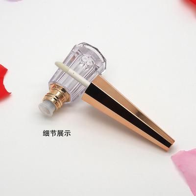 New Spot 3ml Lip Glaze Tube Empty Tube Lip Gloss Empty Tube High-End Lip Gloss Sample Test Color Packing Bottle Packaging Material