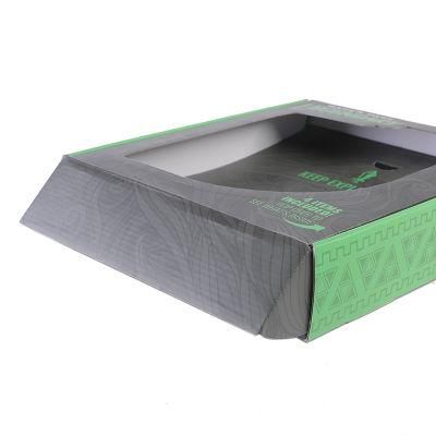 Manufacturer Luxury Custom Made Black Cardboard Shopping Paper Box