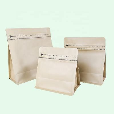 Wholesale Hot Selling Custom Printing Bag Square Flat Bottom Packaging Plastic Bag with Valve