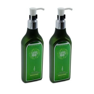 300ml Green Pet Plastic Shampoo Bottles with Pump Empty Dry Shampoo Powder Bottle Shower Gel Designer Bottle for Hair