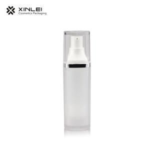 50ml Square PETG Plastic Cosmetics Airless Bottle Cosmetic Containers