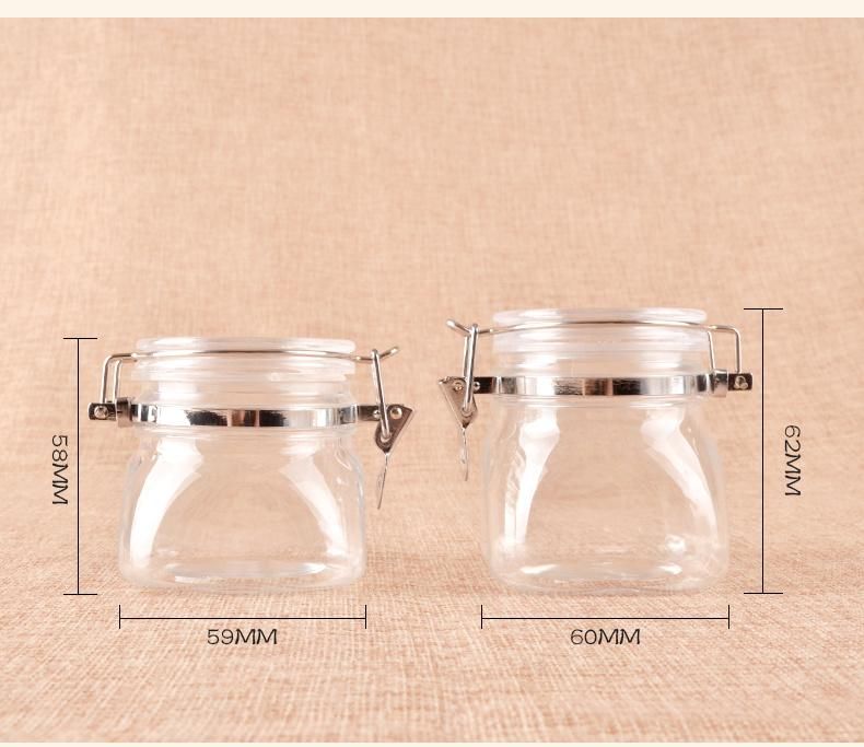 Sealed Bottle100g120g180g240g Pet Plastic Sealed Jar