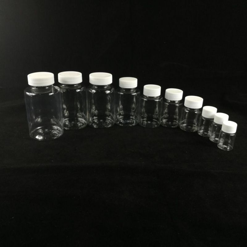 Empty Clear Pet Plastic Bottles Plastic Flip Top Cap Pet Bottle