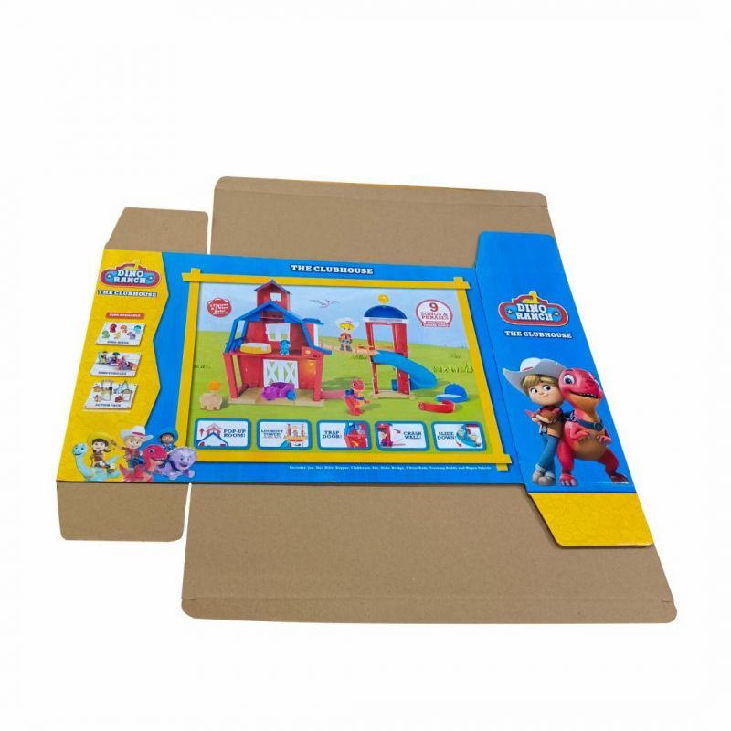 Factory Customized Hard Corrugated Children Toy Mailer Packaging Full Color Printing Glossy Lamination Box