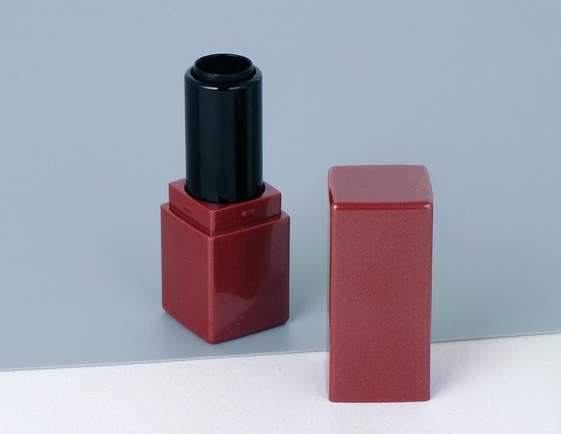 Hot Sale Empty Custom Square Red Makeup Containers Lipstick Tube Metal Lipstick Tube