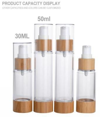 Luxury Skincare Lotion Pump Bottle Set Acrylic Plastic Bottles Cream Cosmetic Packaging