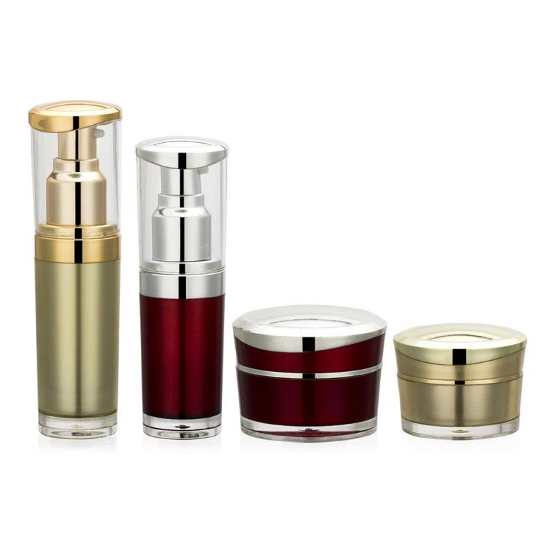 Hot Sale professional 5g 10g 15g 20g 25g 30g Round Shape Luxury Cosmetics Cream Empty Acrylic Jar Acrylic Cream Jar for Packaging