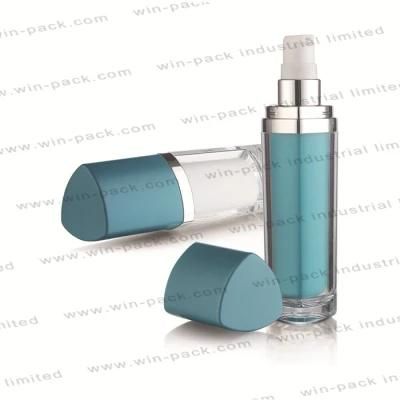 High Quality 15ml 30ml 50ml Blue Acrylic Lotion Pump Bottle with Cheap Price