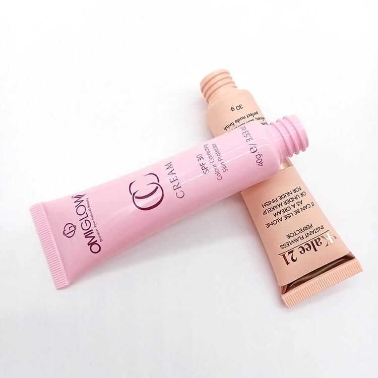 Cosmetic Cream Airless Tube Plastic for Make-up Base Cream Tube