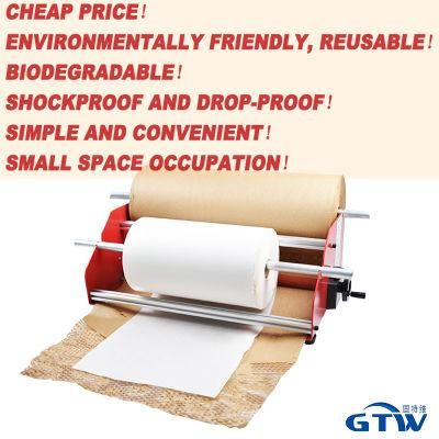 in Store Degradable Eco Friendly Kraft Maker Honeycomb Cushioning Protective Wrap Paper