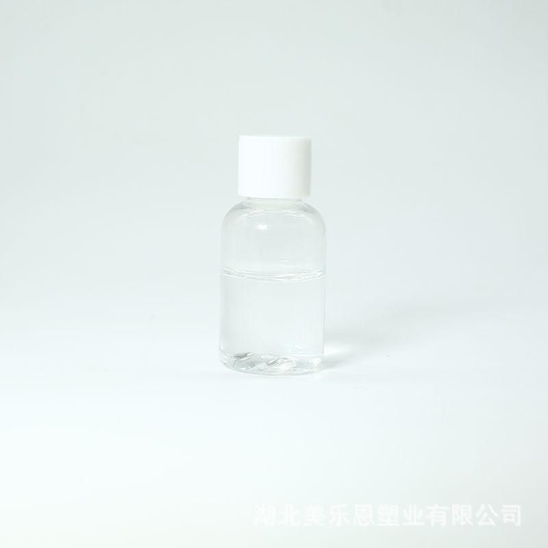 1 FL Oz Plastic Pet Bottle PP White Smooth Cap to Hotel Disposable Shampoo Packaging