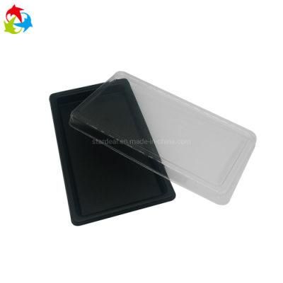 Black Plastic Pet PS Chocolate Blister Tray with Lid