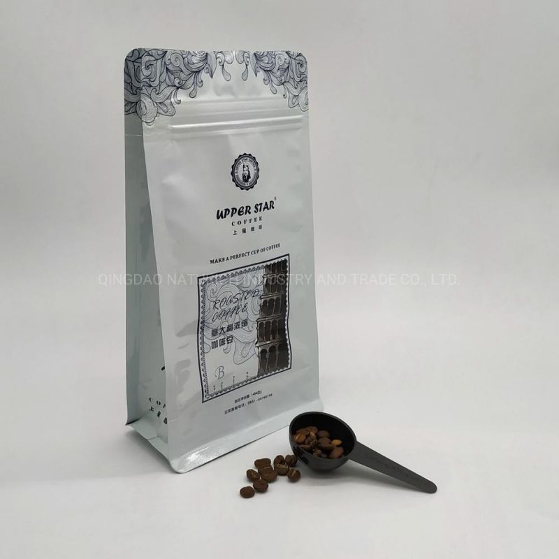 1250g Quad Seal Coffee Bag/454G Coffee Pouch/Bag with Zipper and Valve