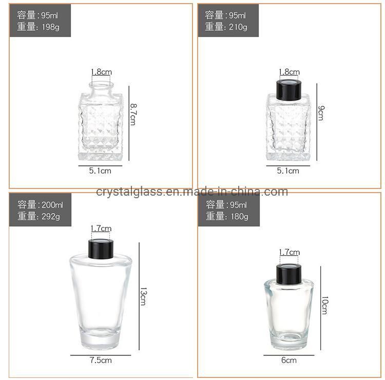 50ml Refill Reed Diffuser Glass Bottle with Silver Screw Neck