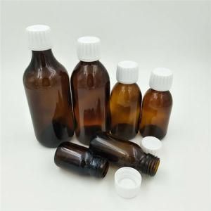 120ml 4oz Amber Pharmaceutical Capsule Pill Glass Bottle with Screw Cap