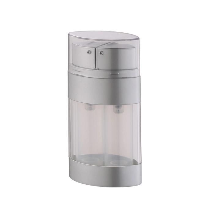 Hot Selling Wholesale Lotion Cosmetic Pump Airless Double Chamber Bottle dual Cosmetic Chamber Condiment Dispensers Plastic Bottles Free Samples Wholesale